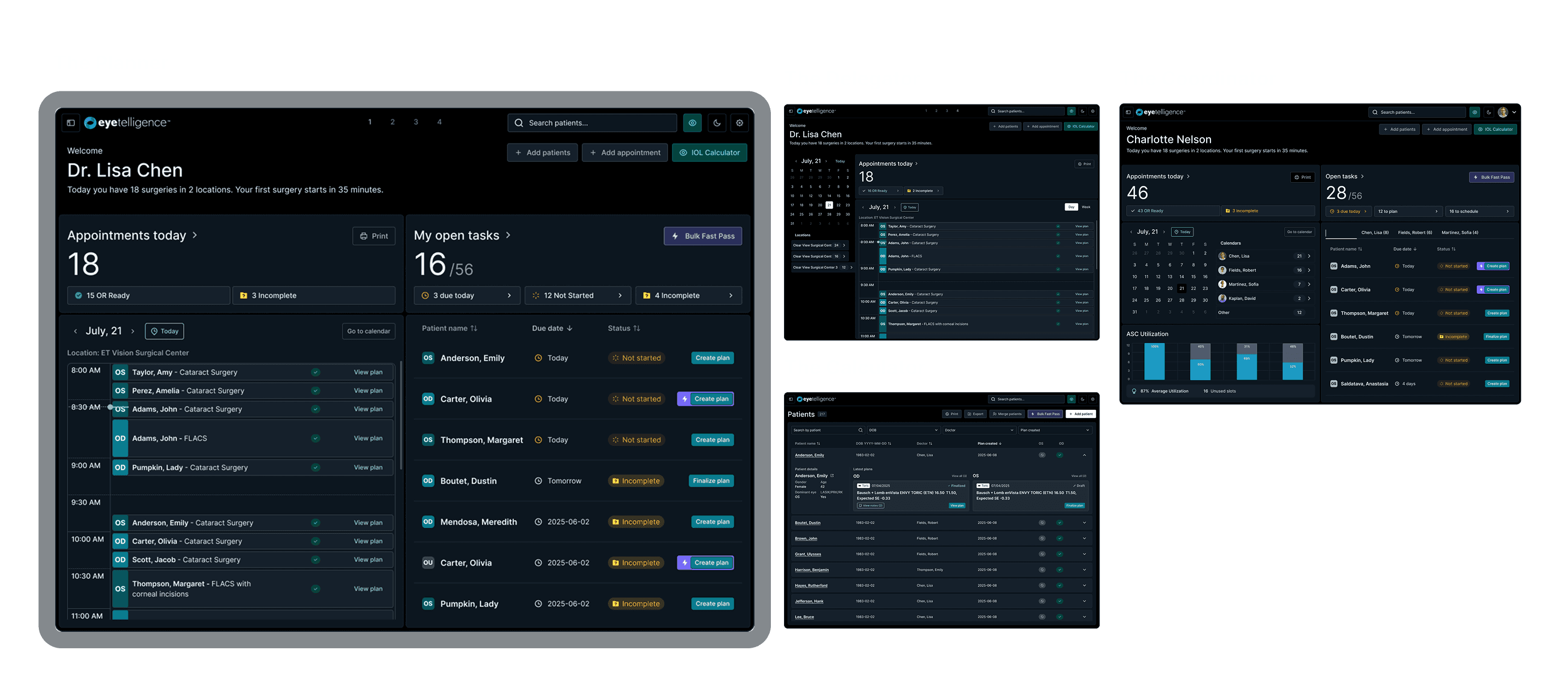 Role-based dashboard personalization
