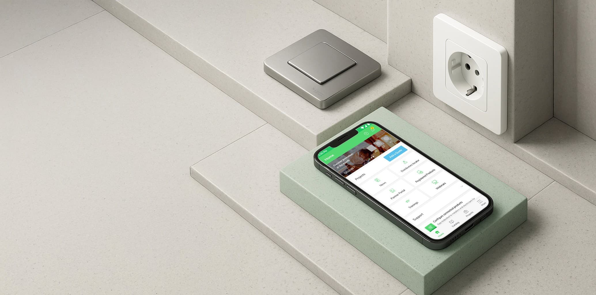 Turning a product catalog into an electrician's project tool